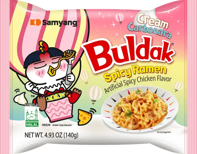Buldak Ramen Cream Carbonara