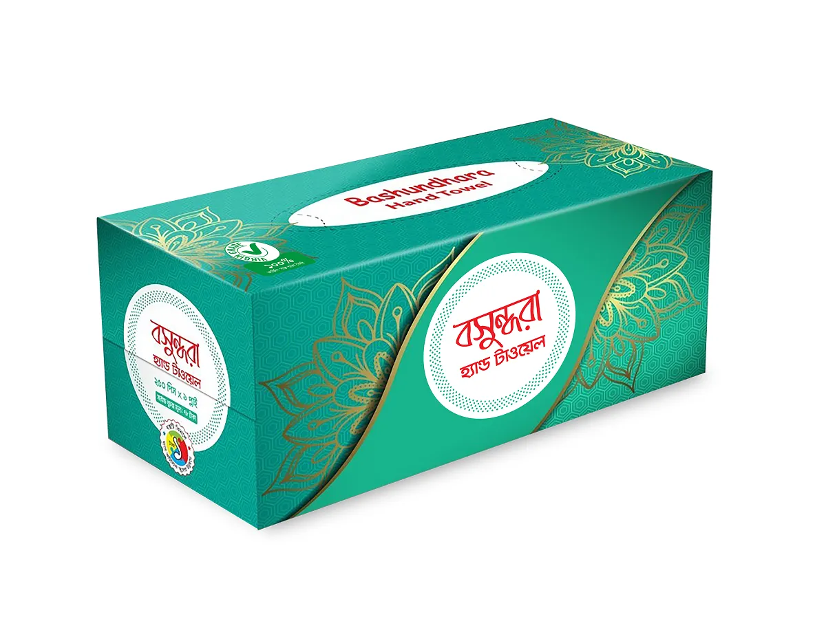 Bashundhara Hand Towel 250 Box